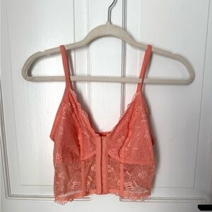 Lace Coral Bralette